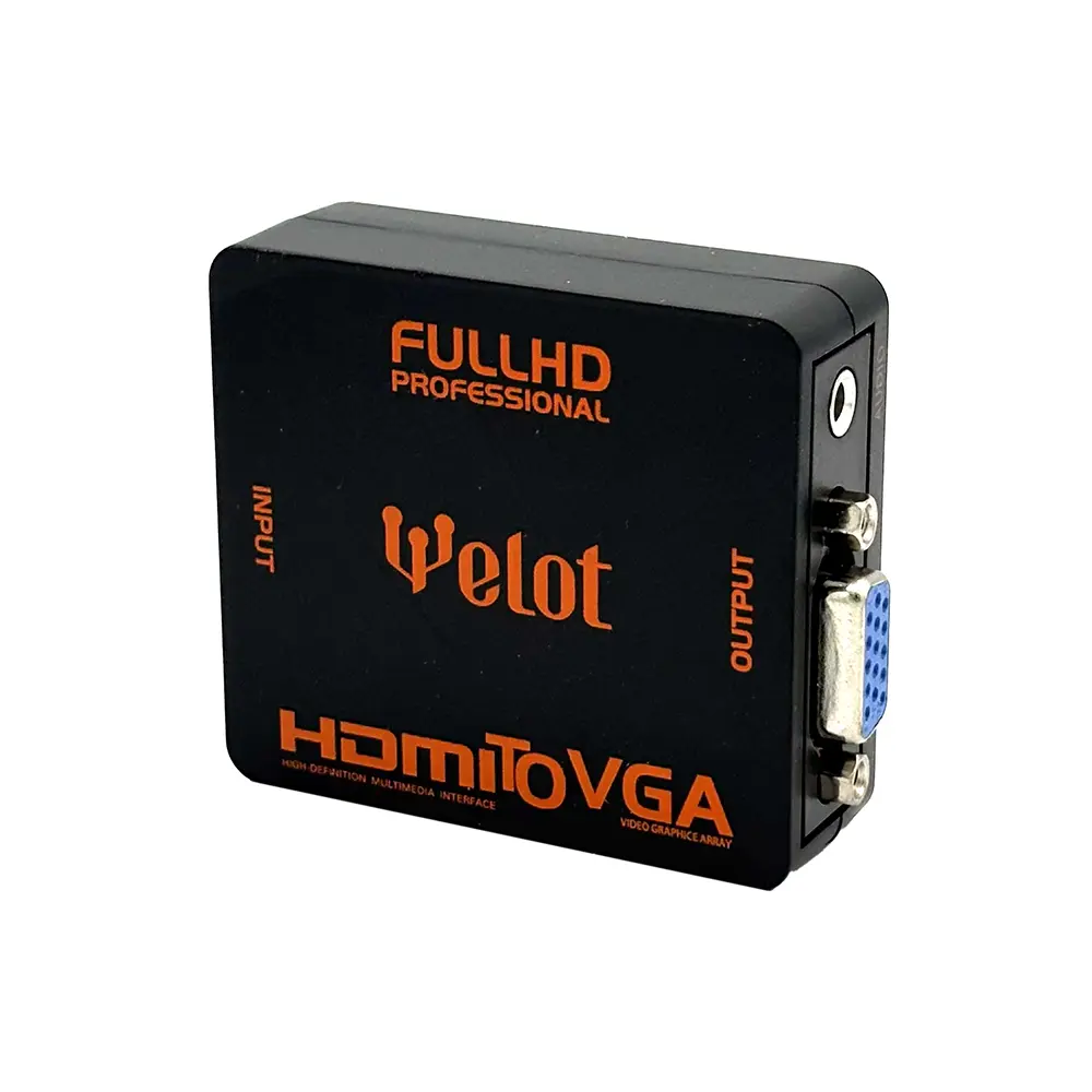 hdmi to vga x copy مبدل HDMI به AV برند ویلوت (WELOT)